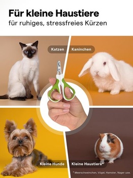 Klieštiky na pazúriky pre mačky a králiky, morčatá a malé psy, 1 kus (1 balenie)