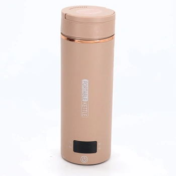 Malá elektrická cestovní konvice 500 ml, přenosná mini konvice pro rychlé vaření vody, nerezová