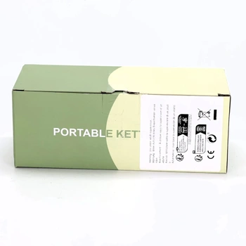 Malá elektrická cestovní konvice 500 ml, přenosná mini konvice pro rychlé vaření vody, nerezová