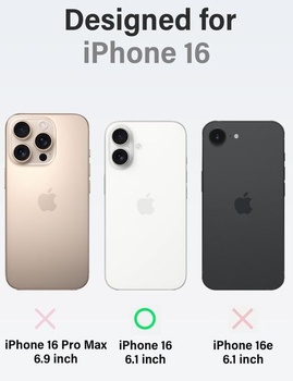 Kryt X-level pre iPhone 16, tenký 0,3 mm, modrý.