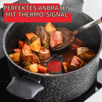 Tefal Hrnec z hliníku odolného proti kameni, s nepřilnavým povrchem, 24 cm, vyztužený titanovými