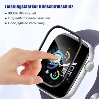 Ochranné tvrdené sklo Cable Leader pre Apple Watch 11 46 mm, balenie 2 kusov