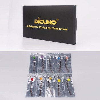 DiCUNO 0805 Mini LED diódy, oranžové, kábel 16 cm, 20 mA, DIY, balenie 20 kusov Oranžová 20