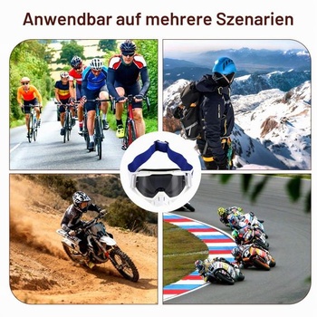 Motokrosové okuliare, okuliare na moped, okuliare na terénne motorky, zrkadlové závodné okuliare na terénne