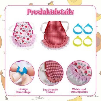 Zástery pre sliepky Sotbnna 2 ks