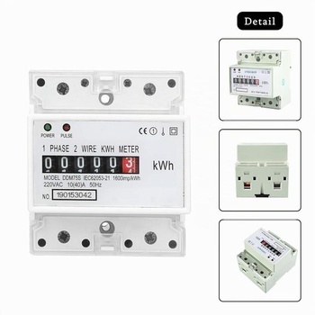 4fázový elektroměr, kalibrovaný třífázový elektroměr, elektroměr na DIN lištu kWh, podružný
