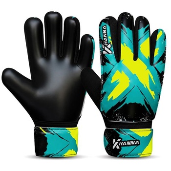 Detské brankárske rukavice khanna s polstrovanou dlaňou | 4mm latexový grip, priedušné brankárske