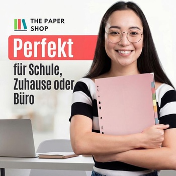 Zakladače The Paper Shop A4, súprava 12 ks - farebné mesačné registre (5 balení) | Deliče a prúžky do