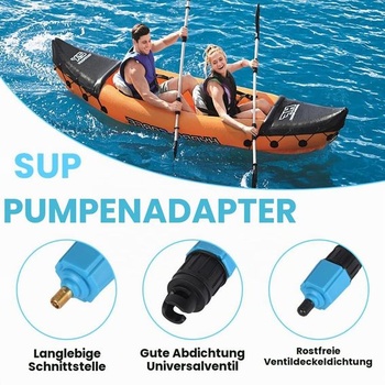 Adaptér OFFCUP pre SUP pumpu, nafukovací SUP adaptér pre kompresorový ventil, prevodník vzduchového