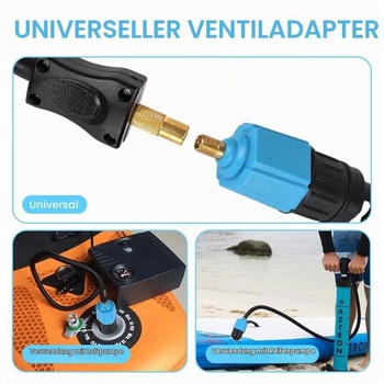 Adaptér OFFCUP pre SUP pumpu, nafukovací SUP adaptér pre kompresorový ventil, prevodník vzduchového