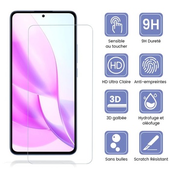 Ochranná fólia z tvrdeného skla Carantee pre Xiaomi POCO X6 Pro 5G, citlivý dotyk, 0,33 mm, tvrdosť