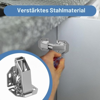 4 ks pantů pro dvířka skříněk, pant skříněk 104×44 mm, 90 stupňů