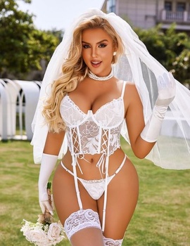 Dámska sexy spodná bielizeň Avidlove, čipková podprsenka s kosticami a podväzkovým pásom, veľkosť