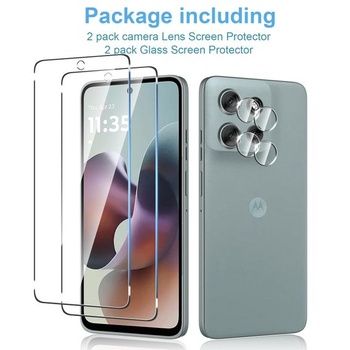 Ochranné tvrdené sklo Anoowkoa pre Motorola Moto G56 5G (2 ks) s tvrdosťou 9H, HD číre, pre Motorola