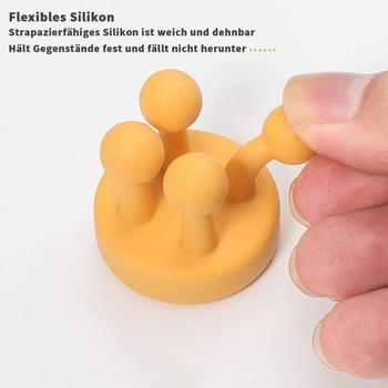 Lepiace háčiky, 4 kusy, ZÁBAVNÉ HÁČKY, držiak na holiaci strojček bez vŕtania, držiak na zubnú kefku,
