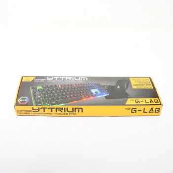 Klávesnice a myš THE G-LAB COMBO-YTTRIUM/FR
