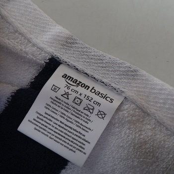 Osuška AmazonBasics pruhované