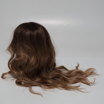 Esmee Dlhé vlnité tmavo blond parochne pre ženy syntetické vlasy tepelne odolná ombré parochňa pre