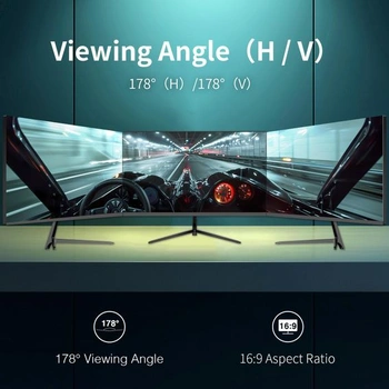 24-palcový monitor FeuVision, 120 Hz, FHD 1080p, IPS panel, herný monitor, 4 ms, Adaptive-Sync,