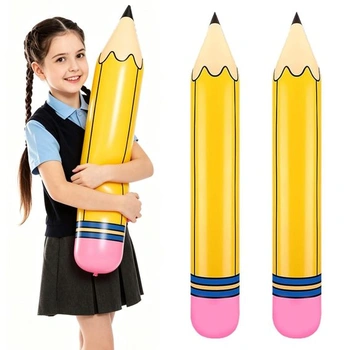 2 nafukovacie ceruzky 68 cm veľké nafukovacie dekorácie s…