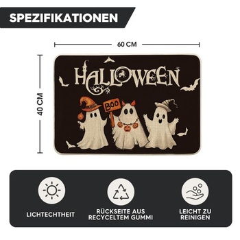 Artoid Mode rohožka Ghost Boo Bat Halloween 40x60 cm
