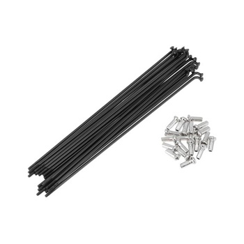 INFINAUTO Drôty na bicykel 13G čierne 20 kusov nerezová oceľ 304 157 mm