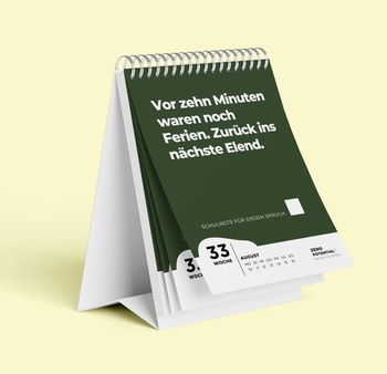 Demotivujúci diár pre učiteľov na školský rok 2026/2027 | 52 týždňov s 52 nemotivujúcimi výrokmi pre