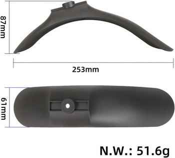 MyBESTscooter - Predný blatník Kickscooter pre elektrickú kolobežku Xiaomi 4 Lite Gen2