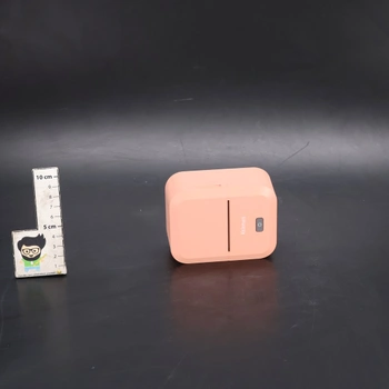Tlačiareň štítkov M60 s Bluetooth, 20–58 mm, 203 DPI, USB a aplikácia, lososovo ružová