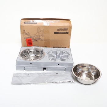 Feandrea Elevated Dog Bowl, miska na kŕmenie so stojanom, výškovo nastaviteľná a sklopná kŕmna