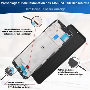 Displej pre Samsung Galaxy A15 4G LCD displej Náhradný diel pre Samsung Galaxy A15 5G LCD displej