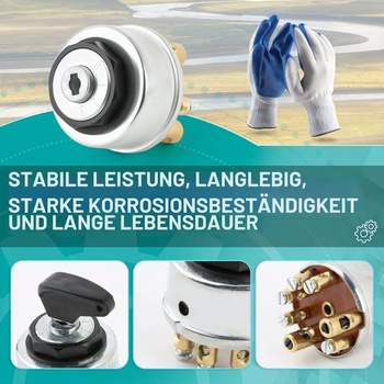 Spínač zapaľovania, spínač svetiel pre Deutz, spínač zapaľovania, spínač zapaľovania svetiel pre