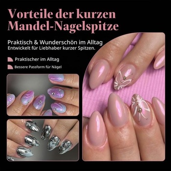 120 extra krátkych tipov na gélové nechty, 12 veľkostí, plné krytie, mäkké gélové tipy, krátke tipy