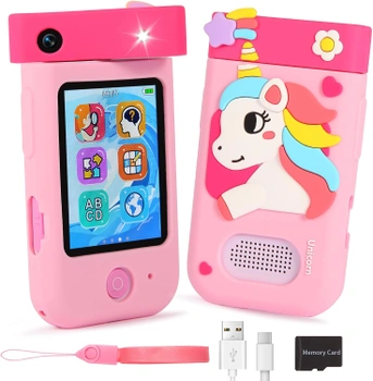 Dětský telefon Arnssien růžoví jednorožci