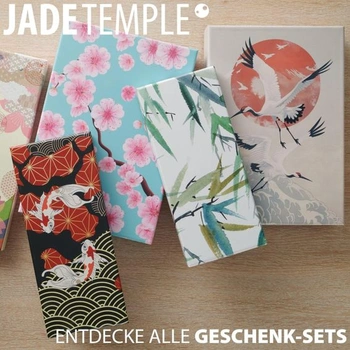 Keramická sada na sushi JADE TEMPLE s miskou na dip a hůlkami - 1 sada, modrá
