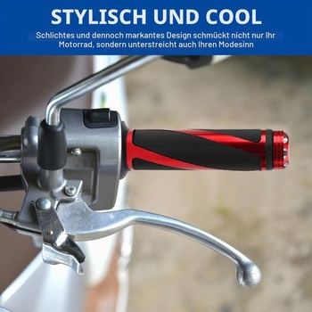 1 pár motocyklových rukovätí na riadidlá, 22mm/24mm 7/8