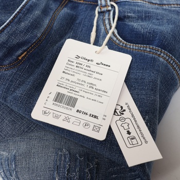 Pánske termo džínsy, zimné džínsy s teplou podšívkou a fleecovou podšívkou, 32W / 32L, 801h, opraná