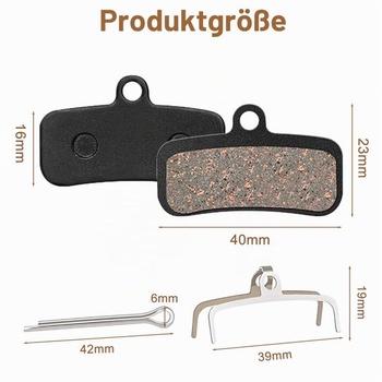 6dílné brzdové destičky pro jízdní kola, náhradní kotoučové brzdové destičky pro M8120, M7120,