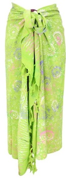 Bali Sarong, zavinovacie sukne, pareo, ručne vyrobené. Dizajn 3/Citrón