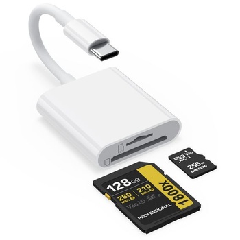 Čtečka karet USB-C na SD, adaptér pro čtečku karet Micro…