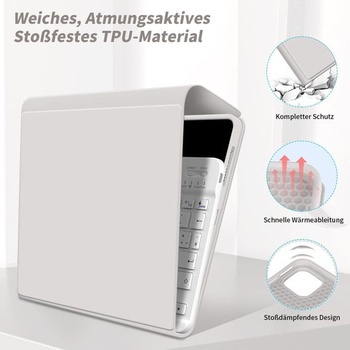 Puzdro s klávesnicou pre iPad 9./8./7. generácie 10,2 palca 2021/2020/2019 šedej