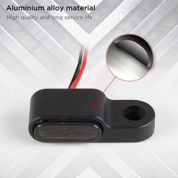 Evermotor Mini 3 LED motocyklová směrová světla, univerzální 12V, označení E, 2 kusy (2 ks 3 LED