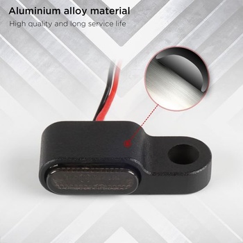 Evermotor Mini 3 LED motocyklové smerové svetlá, univerzálne 12V, označenie E, 2 kusy (2 ks 3 LED