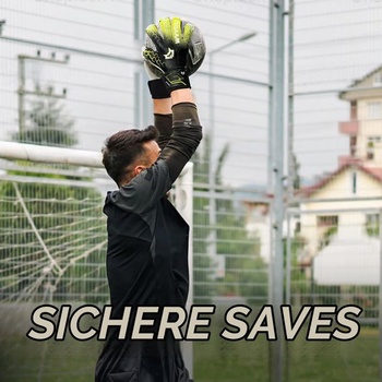 Brankářské rukavice WVVOU pro fotbal, brankářské rukavice pro děti, muže a mládež s ochranou prstů,