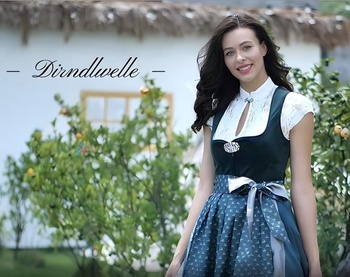 Dámská dirndlová halenka Dirndlwelle vel. 42