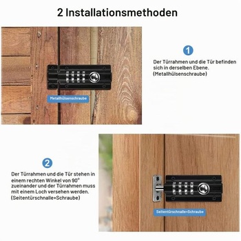 Kombinačný zámok s 120mm závorou ​​a 4-miestnym číselným kódom
