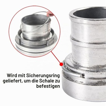 Spojovací hadicový hrot TopHomer, koncovka hadice Storz 40 mm pre hasiaci prístroj, vysokotlaková