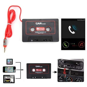 Adaptér Dioche pre autorádio s kazetami pre CD-MD-MP3-MP4 prehrávače na 3,5mm Aux audio pre mobilné
