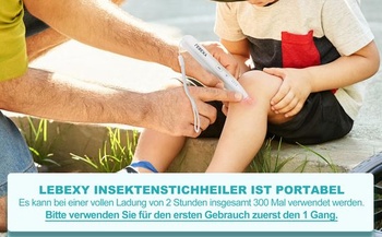 LEBEXY Elektrický liečiteľ po uhryznutí hmyzom | Liečiteľ po uhryznutí hmyzom | Elektrický liečiteľ po