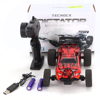 Auto na diaľkové ovládanie Tecnock, mierka 1:18, RC auto s pohonom 2 kolies (2WD) s rýchlonabíjaním